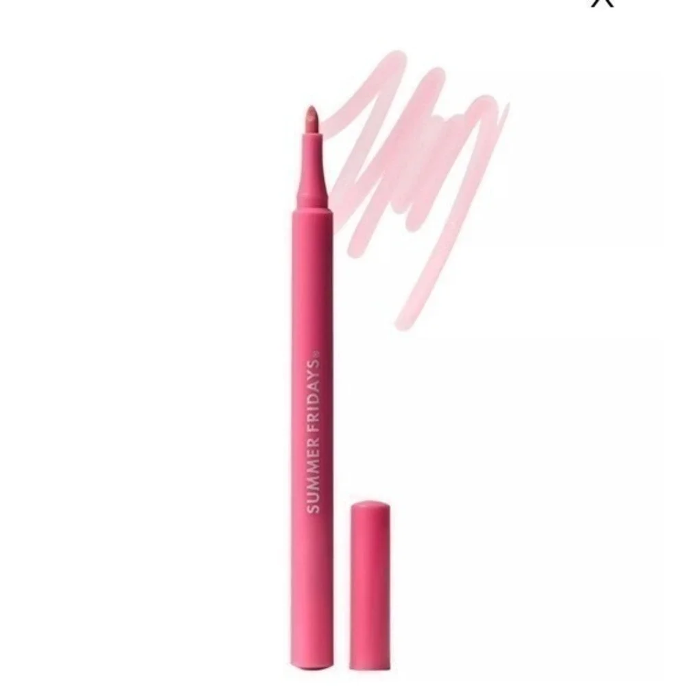 Summer Fridays Flushed Lip Stain 12HR Long-Lasting Lip Stain in Slipper NIB